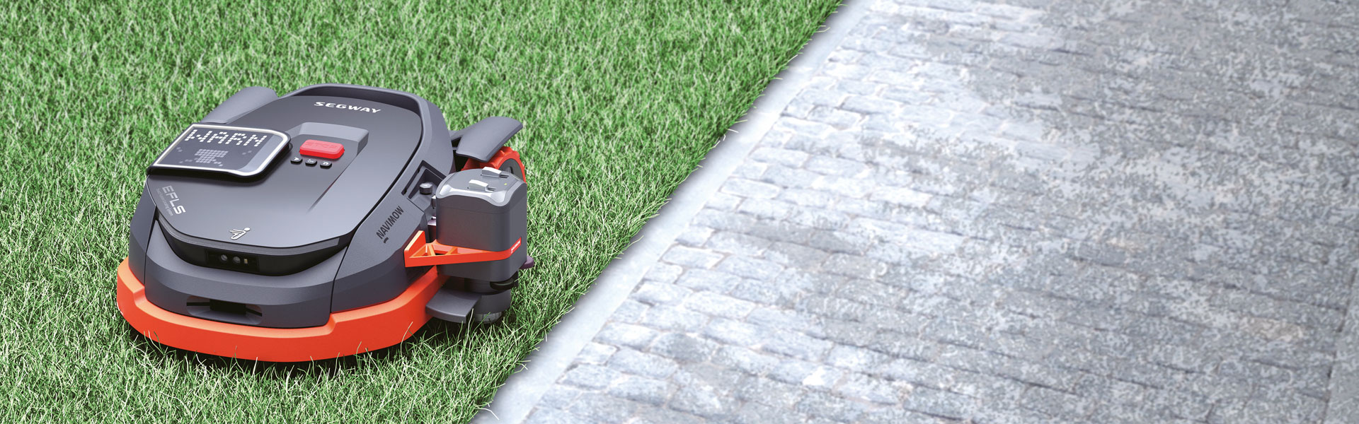 Mähroboter in Aktion